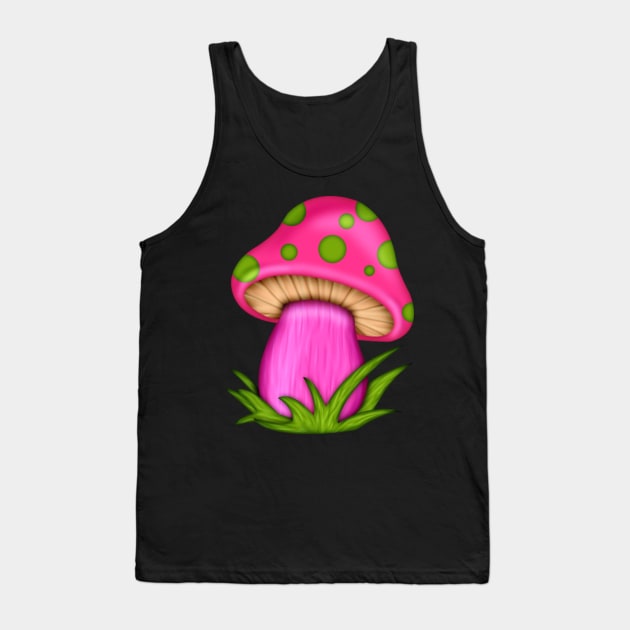 Mushroom Tank Top by TripoffGeloEDM